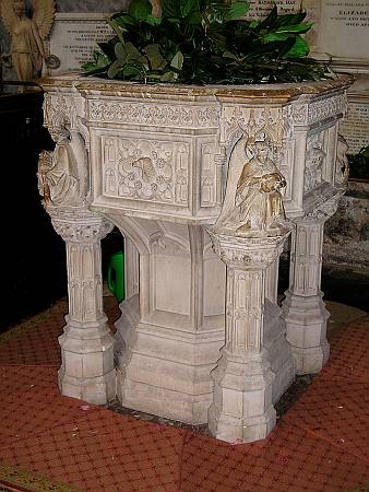 Bath Abbey - The Font
